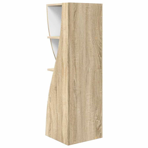 vidaXL Meuble d'angle Chêne Sonoma 32x32x102cm Aggloméré
