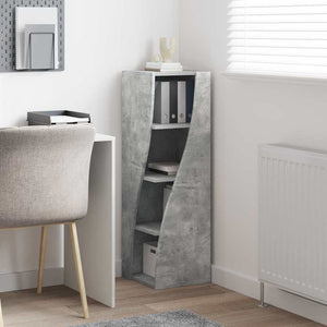 Eckschrank Beton Grau 32x32x102cm