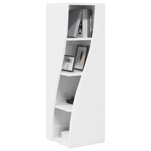 Eckschrank Hochglanz Weiß 32x32x102cm