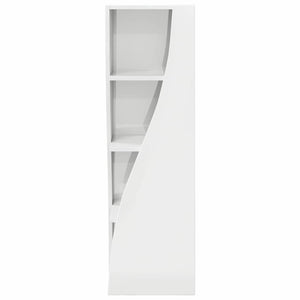 Eckschrank Hochglanz Weiß 32x32x102cm