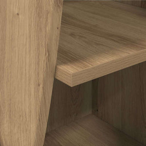 vidaXL Armoire d'angle Chêne Artisan 32x32x102cm Bois d'ingénierie