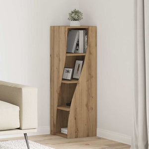 vidaXL Armoire d'angle Chêne Artisan 32x32x102cm Bois d'ingénierie