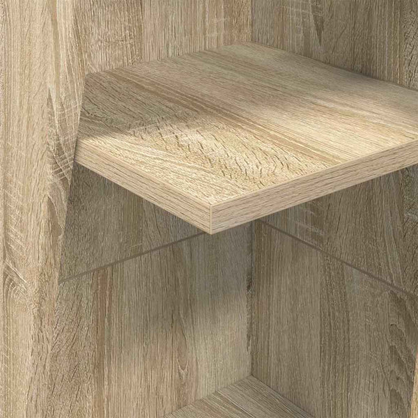 vidaXL Armoire d'angle Chêne Sonoma 27,5x27x140cm Bois d'ingénierie