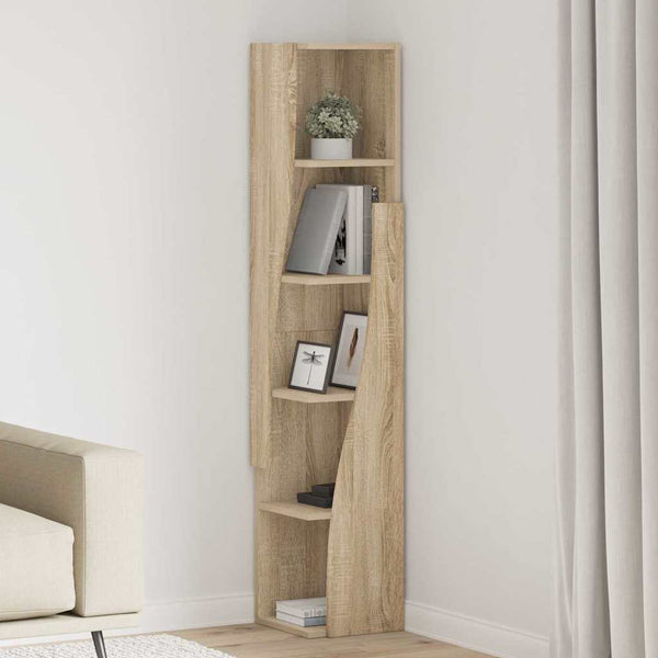 vidaXL Armoire d'angle Chêne Sonoma 27,5x27x140cm Bois d'ingénierie