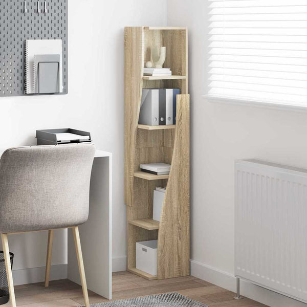 vidaXL Armoire d'angle Chêne Sonoma 27,5x27x140cm Bois d'ingénierie