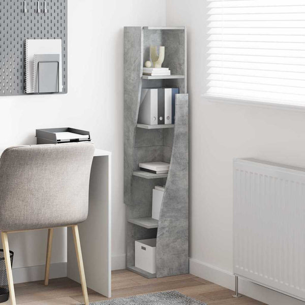 Eckschrank Beton Grau 140cm