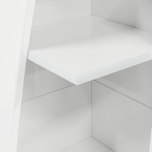Hochglanz Eckschrank Weiß, 140cm