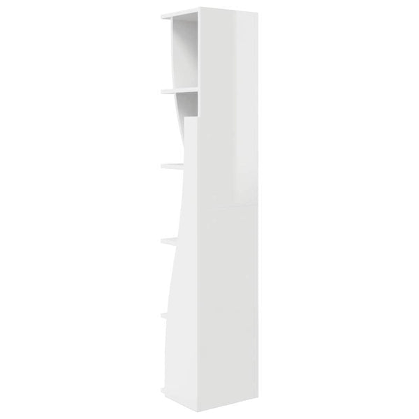 Hochglanz Eckschrank Weiß, 140cm