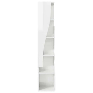 Hochglanz Eckschrank Weiß, 140cm