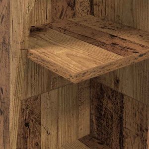 Eckschrank Altholz 27,5x27x140cm