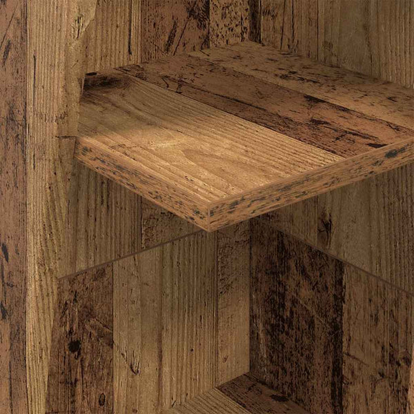 Eckschrank Altholz 27,5x27x140cm