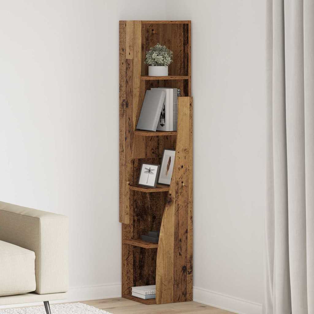 Eckschrank Altholz 27,5x27x140cm