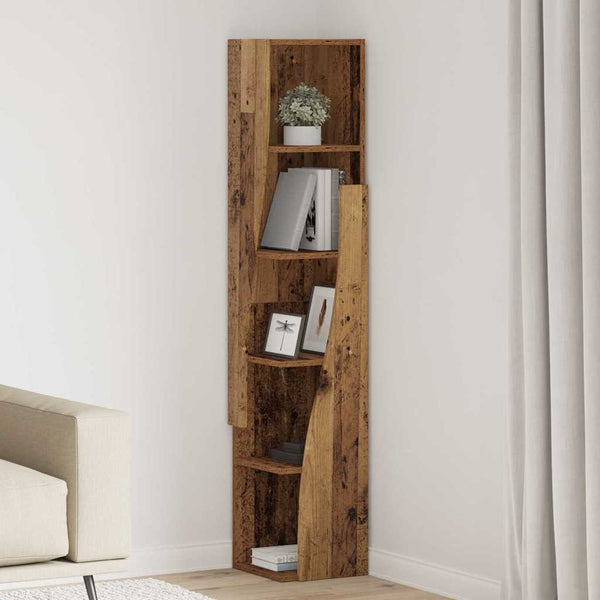 Eckschrank Altholz 27,5x27x140cm