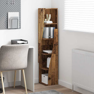 Eckschrank Altholz 27,5x27x140cm