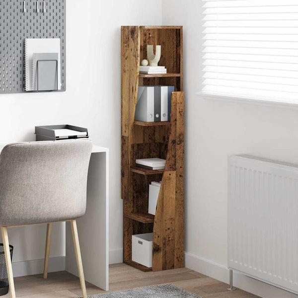 Eckschrank Altholz 27,5x27x140cm