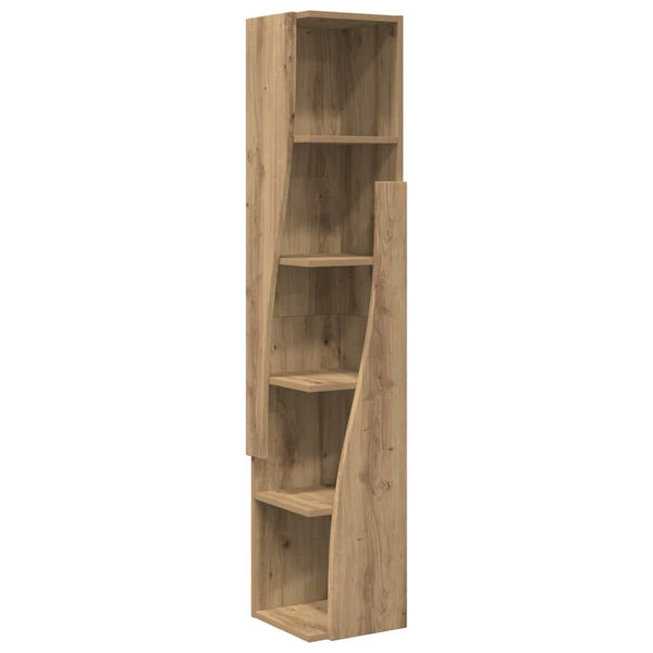 vidaXL Meuble d'angle Chêne Artisan 27,5x27x140cm Bois d'ingénierie