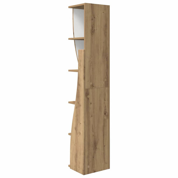 vidaXL Meuble d'angle Chêne Artisan 27,5x27x140cm Bois d'ingénierie