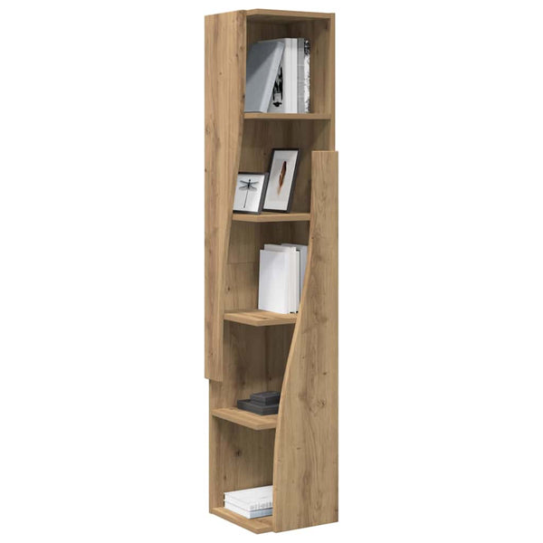 vidaXL Meuble d'angle Chêne Artisan 27,5x27x140cm Bois d'ingénierie