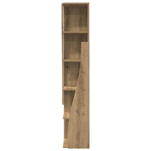 vidaXL Meuble d'angle Chêne Artisan 27,5x27x140cm Bois d'ingénierie