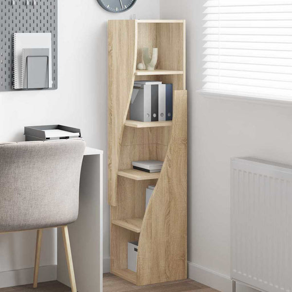 vidaXL Armoire d'angle Chêne Sonoma 32x32x140 cm Aggloméré