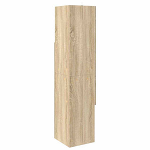 vidaXL Armoire d'angle Chêne Sonoma 32x32x140 cm Aggloméré