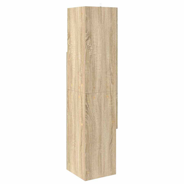 vidaXL Armoire d'angle Chêne Sonoma 32x32x140 cm Aggloméré