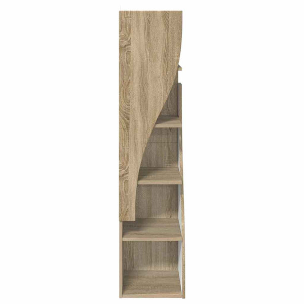 vidaXL Armoire d'angle Chêne Sonoma 32x32x140 cm Aggloméré
