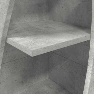 Eckschrank Beton Grau 32x32x140cm
