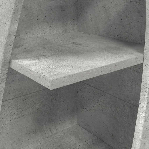 Eckschrank Beton Grau 32x32x140cm