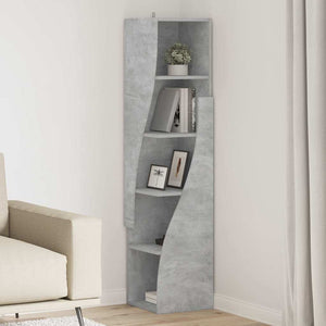 Eckschrank Beton Grau 32x32x140cm
