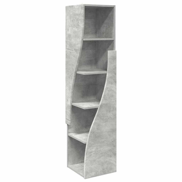 Eckschrank Beton Grau 32x32x140cm