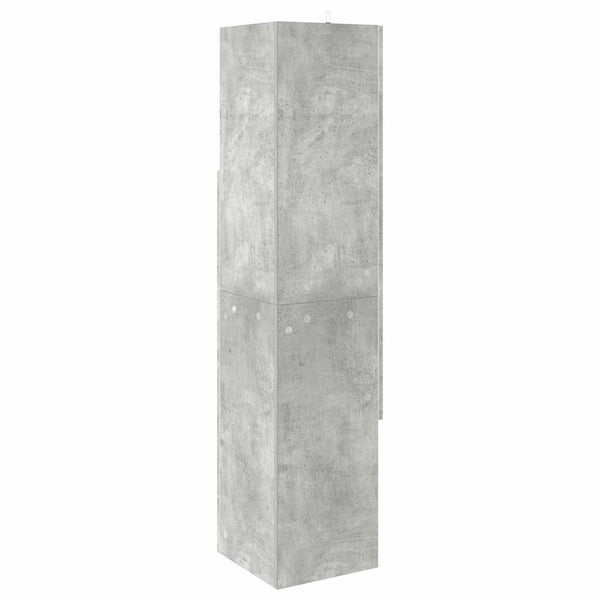 Eckschrank Beton Grau 32x32x140cm