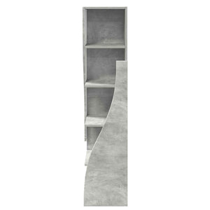 Eckschrank Beton Grau 32x32x140cm