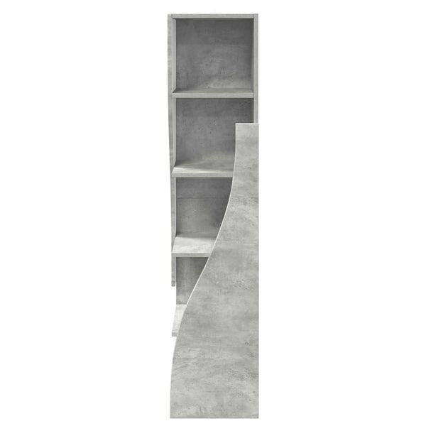Eckschrank Beton Grau 32x32x140cm
