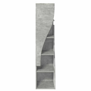 Eckschrank Beton Grau 32x32x140cm