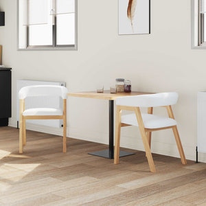 Esszimmerstühle 2er Set Natur Massivholz