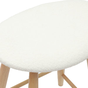 vidaXL Chaises de salle à manger 2 pcs Naturel 46 x 37 x 63 cm Bois d'hévéa massif