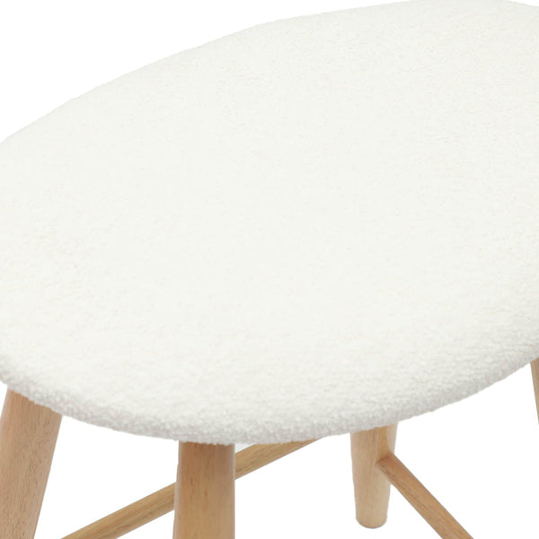 vidaXL Chaises de salle à manger 2 pcs Naturel 46 x 37 x 63 cm Bois d'hévéa massif