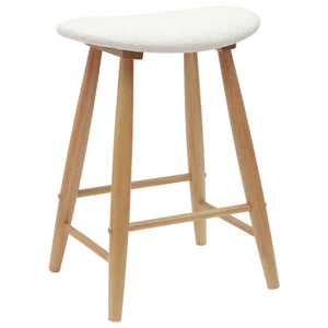 vidaXL Chaises de salle à manger 2 pcs Naturel 46 x 37 x 63 cm Bois d'hévéa massif