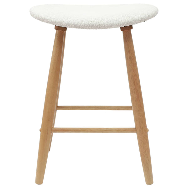 vidaXL Chaises de salle à manger 2 pcs Naturel 46 x 37 x 63 cm Bois d'hévéa massif