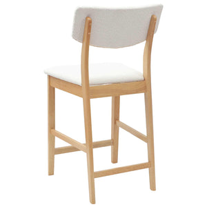 vidaXL Chaises de salle à manger 2 pcs Naturel 48 x 49 x 95 cm Bois d'hévéa massif