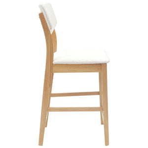 vidaXL Chaises de salle à manger 2 pcs Naturel 48 x 49 x 95 cm Bois d'hévéa massif