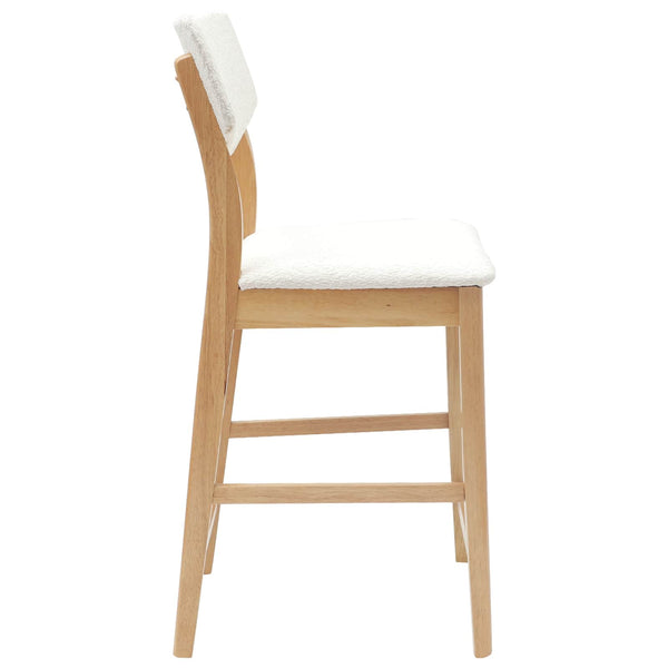 vidaXL Chaises de salle à manger 2 pcs Naturel 48 x 49 x 95 cm Bois d'hévéa massif