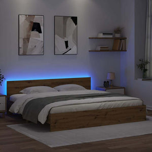Bettrahmen Artisan-Eiche 200x200 cm