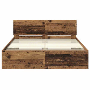 Bettrahmen Altholz 160x200 cm mit Kopfteil