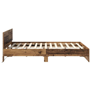 Bettrahmen Altholz 160x200 cm mit Kopfteil
