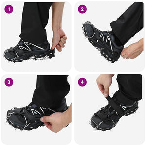 Eiskrallen für Schuhe Schwarz - Größe S