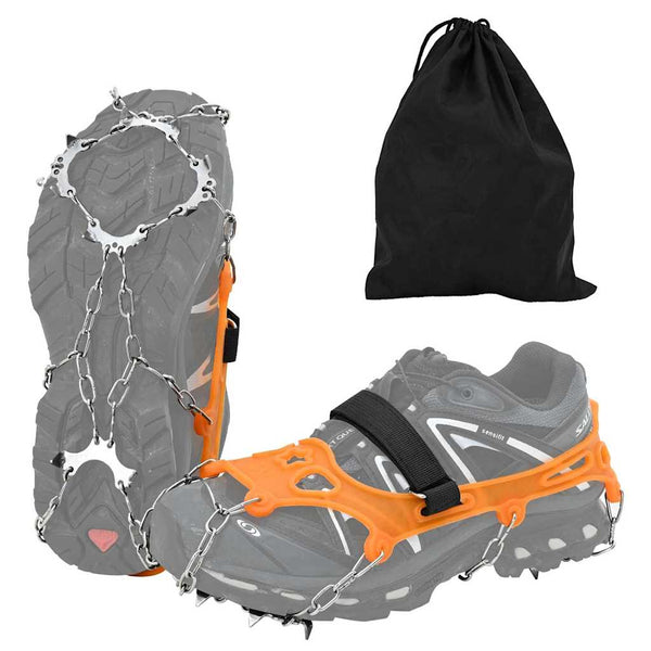 Eiskrallen Schuhe Orange Größe M