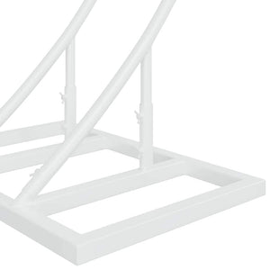 Weißer Hochzeitsbogen aus Stahl - 220cm