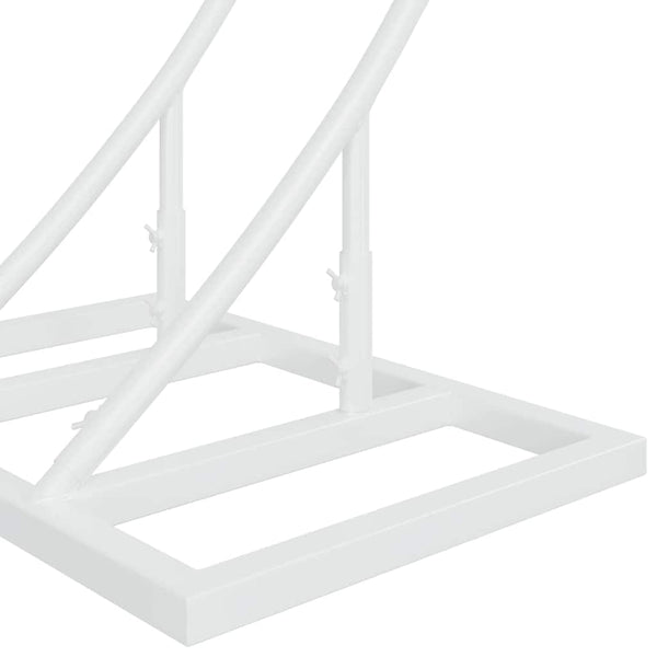 Weißer Hochzeitsbogen aus Stahl - 220cm